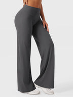Wide-Leg Yoga Pants — High-Waisted & Buttery Soft