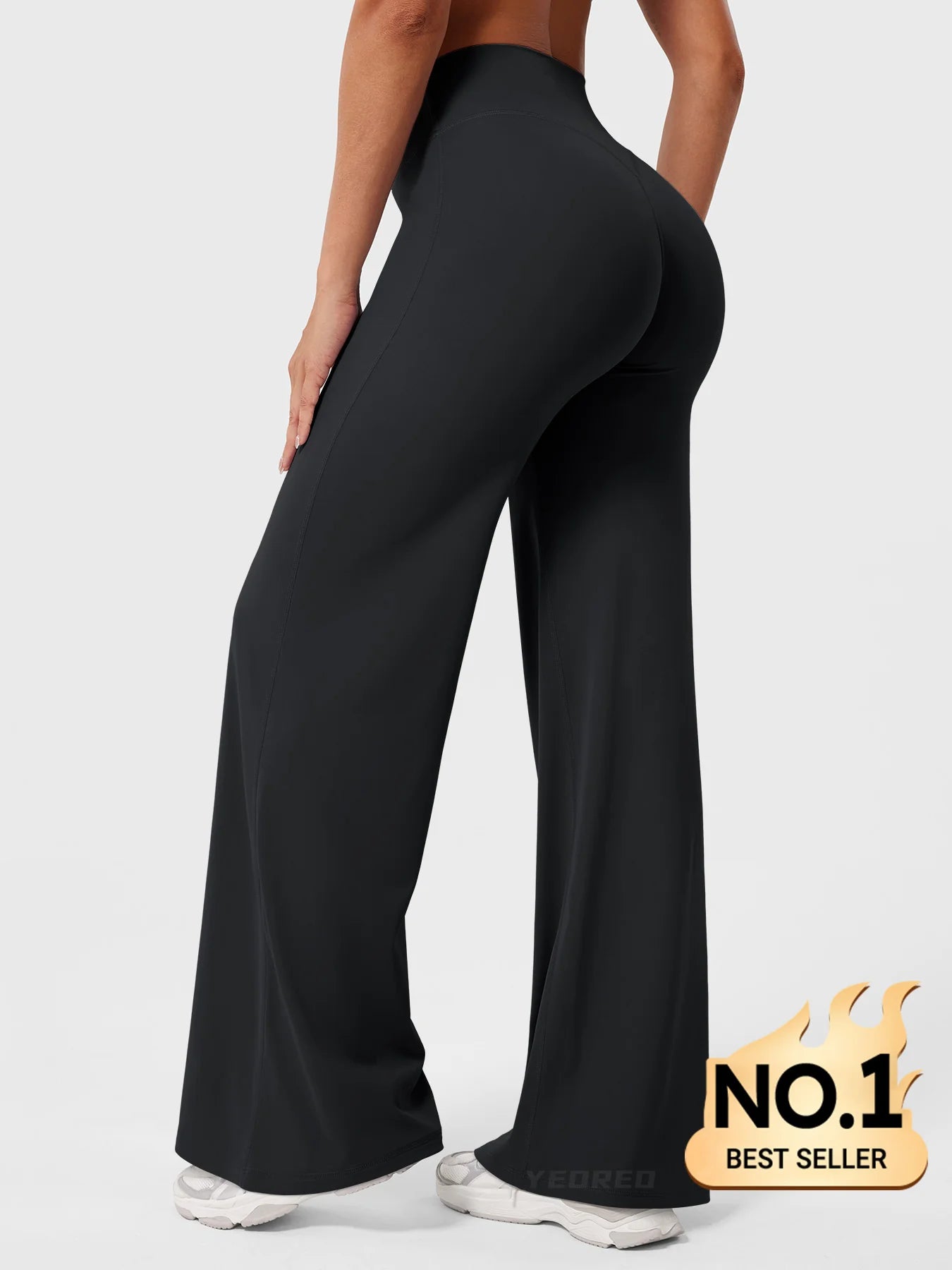 Wide-Leg Yoga Pants — High-Waisted & Buttery Soft